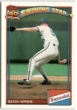 1991 Topps Bazooka Shining Stars #21 Kevin Appier  Kansas City Royals