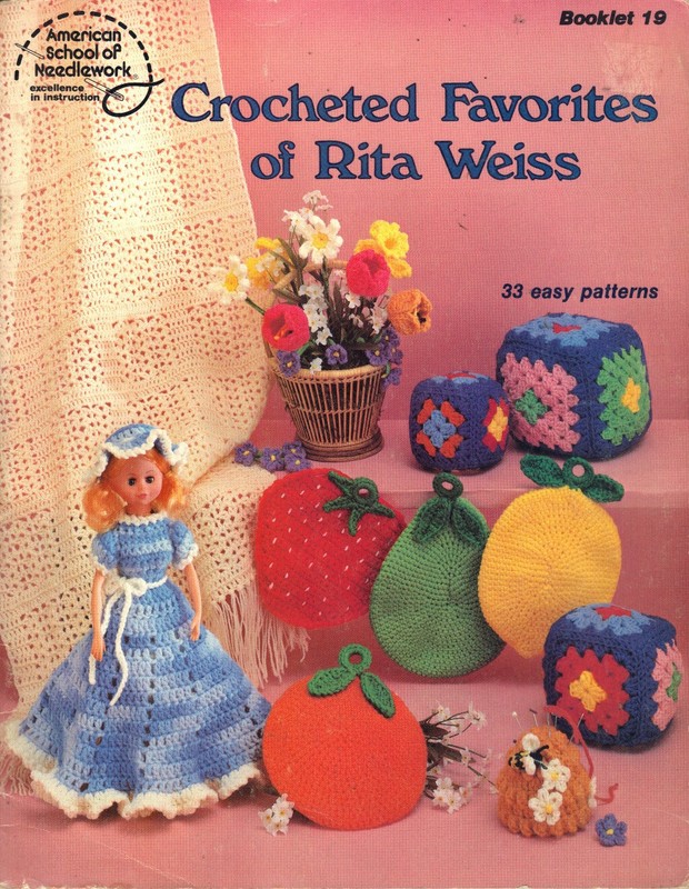 Crocheted Favorites of Rita Weiss  American School of Needlework Pattern Leaflet