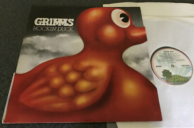 GRIMMS-ROCKIN' DUCK-UK 1ST PRESS 1973 VINYL LP-SCAFFOLD/BONZO DOG BAND (EX+/EX+)