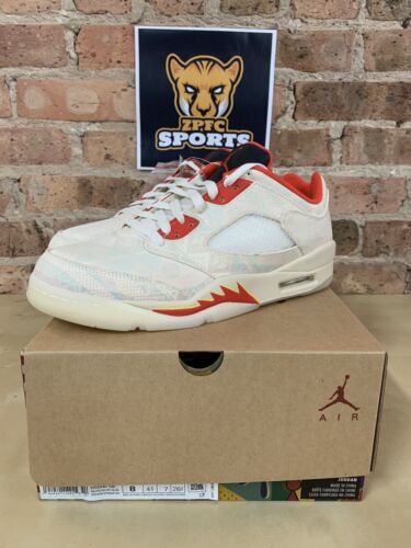 Air Jordan 5 Retro Low Chinese New Year MENS DD2240-100 - Picture 1 of 6