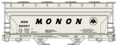 Accurail Escala HO ~ Nuevo 2026 ~ Monon ~ ACF Tolva Cubierta 2 Bahías ~ 52087 | Zustand: New