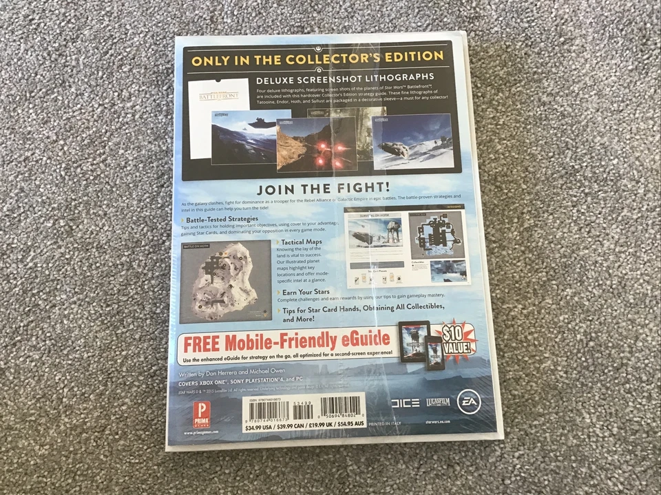 Star Wars Battlefront -Hardcover Collector’s Edition Strategy Guide New/sealed - Image 2 of 4