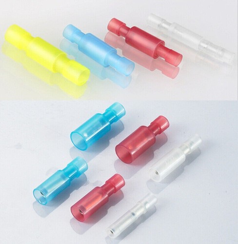 50x Nylon Rundstecker Rundsteckhülsen Kabelschuhe Kabelverbinder 0,5 mm² - 6 mm² - Bild 2 von 16