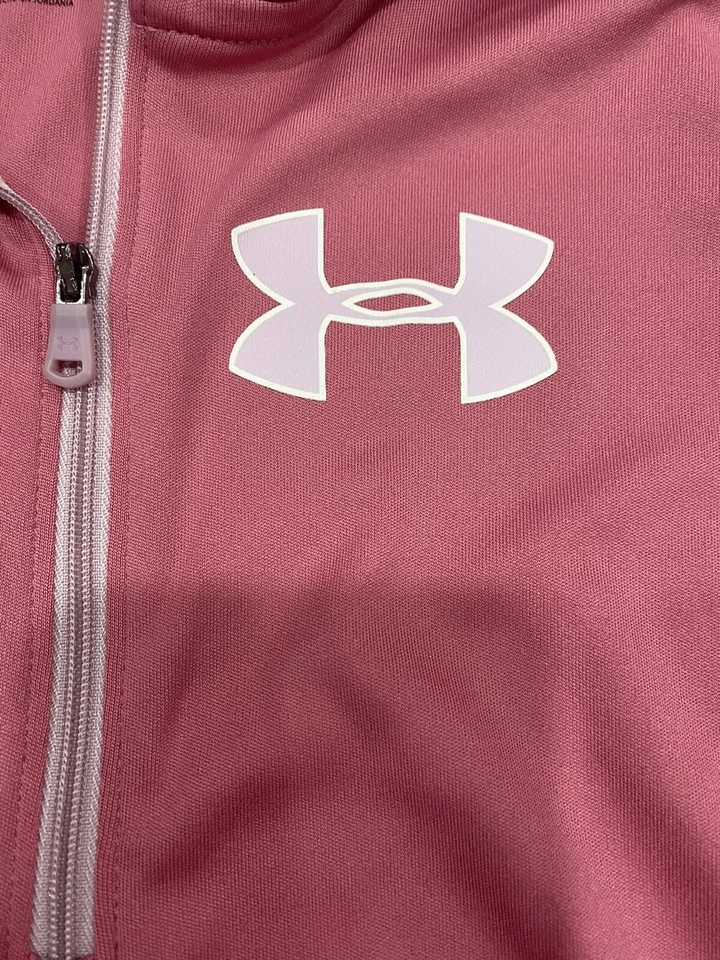 UA Under Armour с длинным рукавом розовый молодежный большой 16 четверть молнии - Изображение 2 из 4