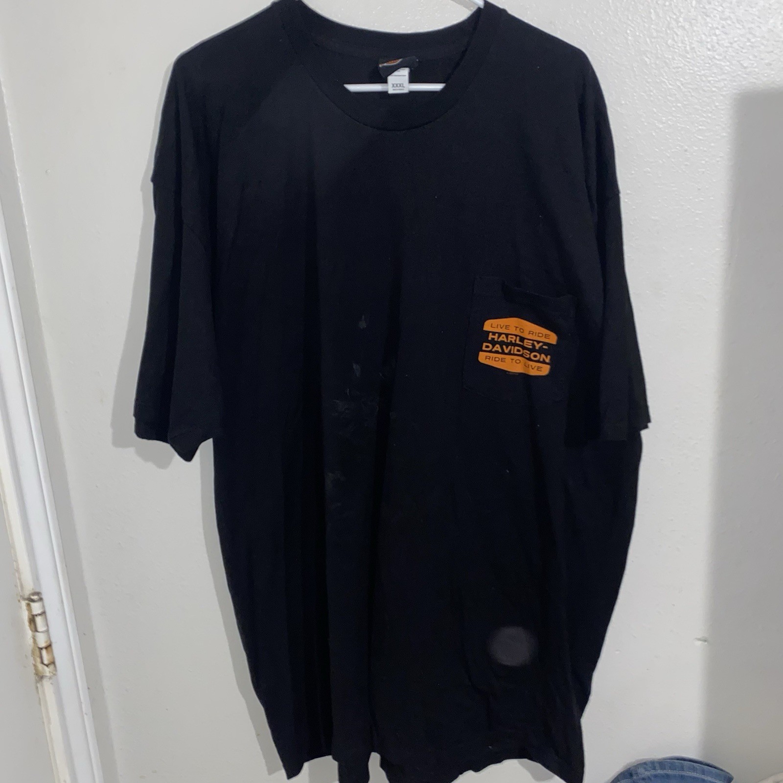 Harley-Davidson Outlaw Kansas City T-Shirt Black Men's XXXL Made in Mexico