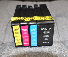 936E XL Ink Cartridge 4 for HP OfficeJet 9120 9135e 9120e 9110 9730e Please Read