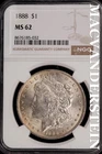 1888 Morgan Dollar-NGC MS 62 Brilliant Uncirculated #SLM518
