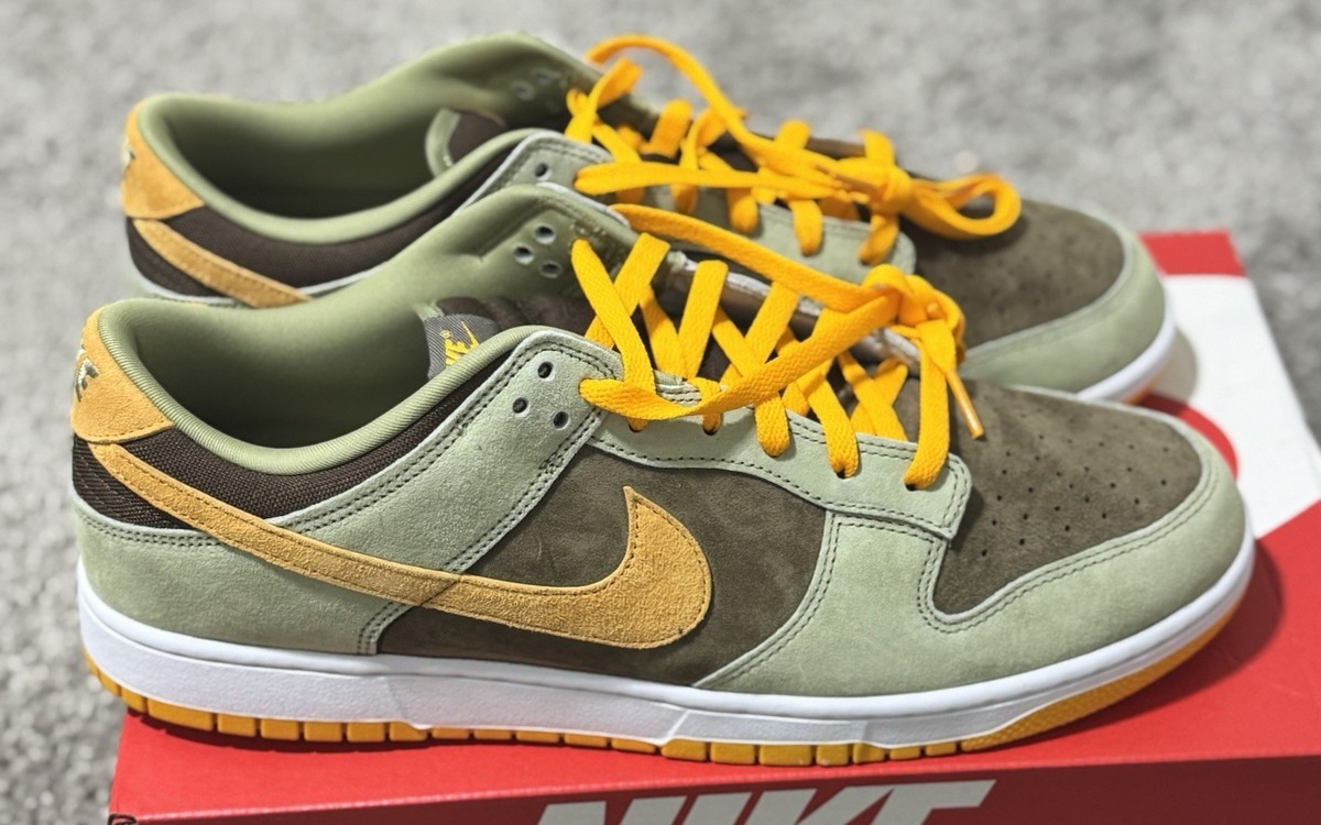 Size 14 - Nike Dunk Low Dusty Olive for sale online | eBay