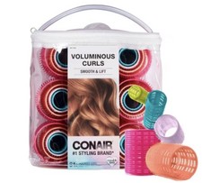 Conair Self Grip Hair Rollers Set of 31 Assorted Colors for Curls and Volume