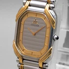 Vintage Seiko Credor 2F70-5490 Quartz Women's Watch 19mm Gold Silver From JAPAN