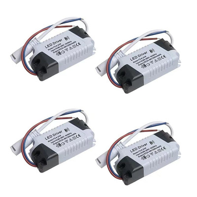 4 Pcs LED Driver 8/12/15/18/21W Power Supply Dimmable Transformer Waterproof LED