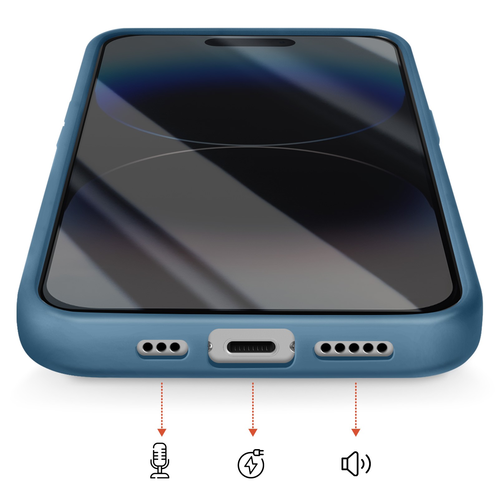 Coque iPhone 14 Pro double matière pour voyage et bureau - 4