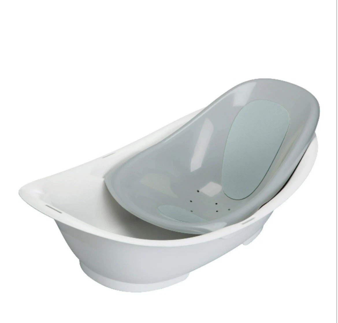 Safety First 3 In 1 Clean Fun Baby Bathtub Harbor Mist Infant Newborn Tub