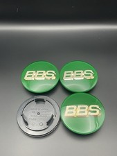 Enjoliveurs centraux BBS RS LM RZ Logos 70 mm 56.24.073Vert Or Jeu de 4