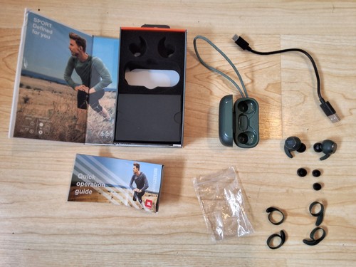 JBL Reflect Mini sport earbuds. Green, TWS, ANC, IPX7 good condition - Picture 2 of 3