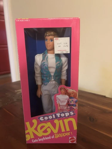 1990 Barbie Kevin Doll Cool Teen BOYFRIEND of Skipper NRFB #9325
