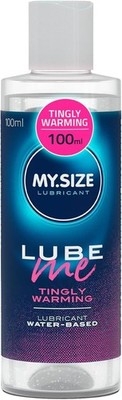 MY.SIZE Lube Me Premium Gleitgel Tingly Warming 100 ml | Gleitmittel wär Men d, 