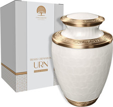 Cremation Urn for Human Ashes Adult Brass Urn for Men or Women up to 200Lbs