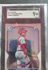 2023 Bowman - Chrome Prospects Rickardo Perez #BCP-27 (RC)  SGC 9  CC219