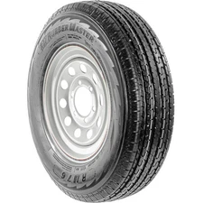Tire RubberMaster RM76 ST 185/80R13 D 8 Ply 5 x 4.5 White Modular Assembly