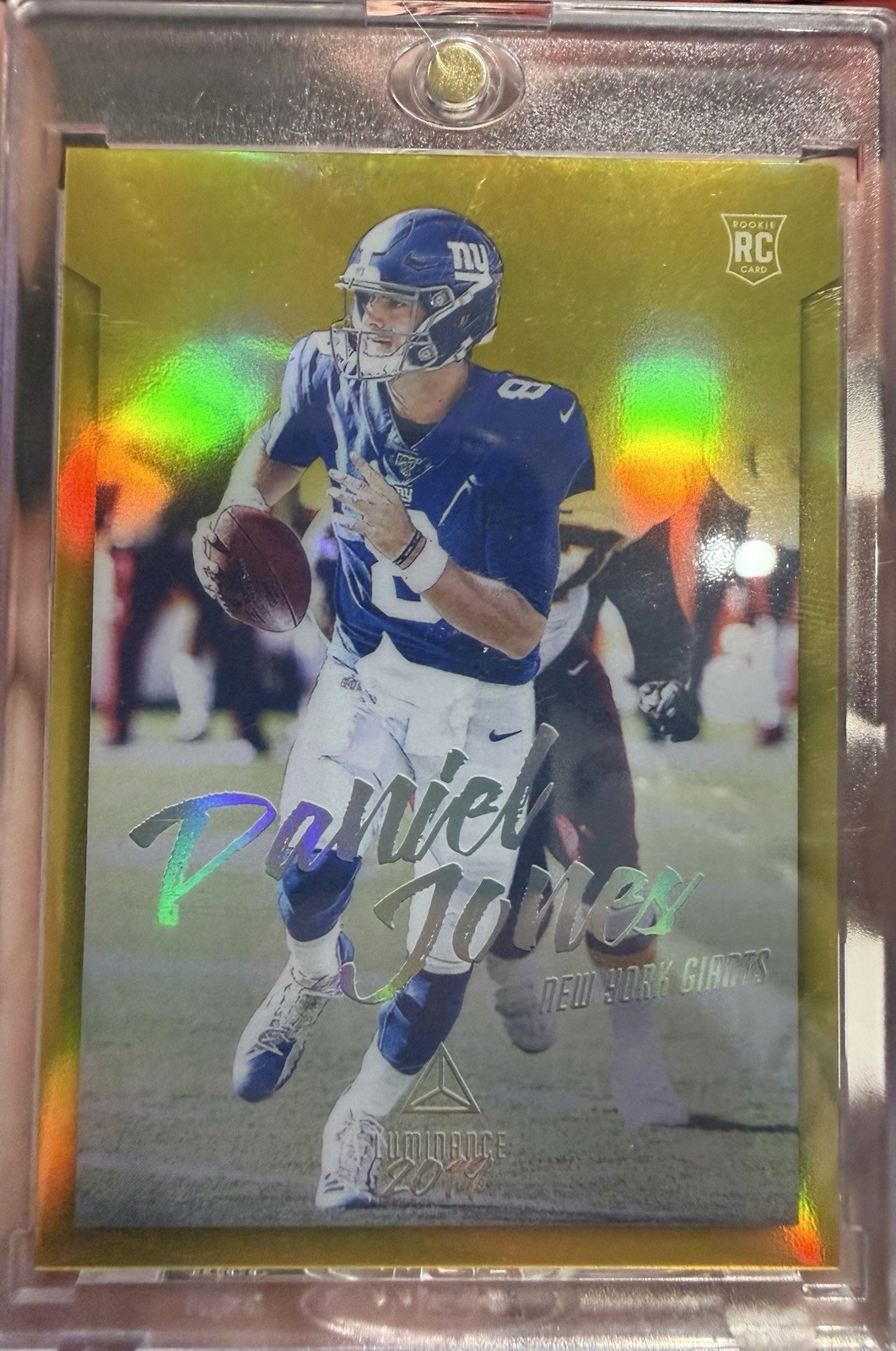 2019 Panini Chronicles - Luminance Update Rookies Daniel Jones #203 Gold /10 RC