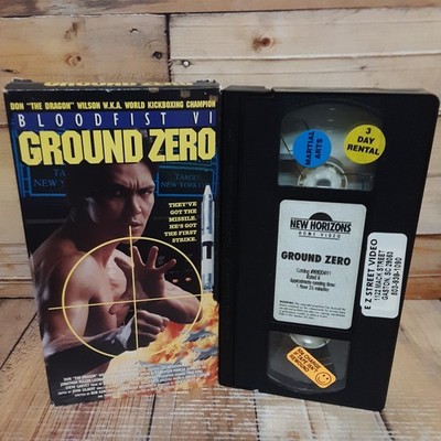Bloodfist VII Ground Zero VHS Used Don The Dragon Wilson Martial Arts Action