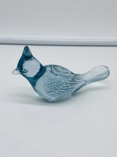 Westmoreland Glass Fenton Reissue Cardinal Figurine Light Blue Aquamarine 5"