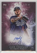 2018 Inception Rookie and Emerging Stars Magenta 70/99 Alex Verdugo Auto uk2