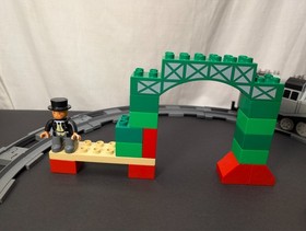 Lego DUPLO Spencer & Sir Topham Hatt, 3353, Complete (No Box), Thomas & Friends