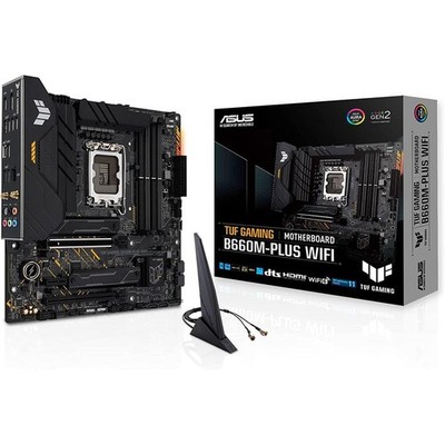 ASUS TUF Gaming B660M-PLUS WiFi Mainboard Sockel Intel LGA 1700 mATX DDR5 Dual