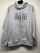 Delta Airlines 100 Years CES Hoodie Still Fly XXL Exclusive Promolimited Edition