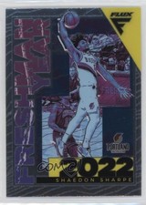 2022-23 Panini Flux Freshman Year Shaedon Sharpe #5 06xp