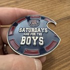 Bar Stool Sports Saturdays Are For The Boys Bottle Opener Challenge Coin — photo 7