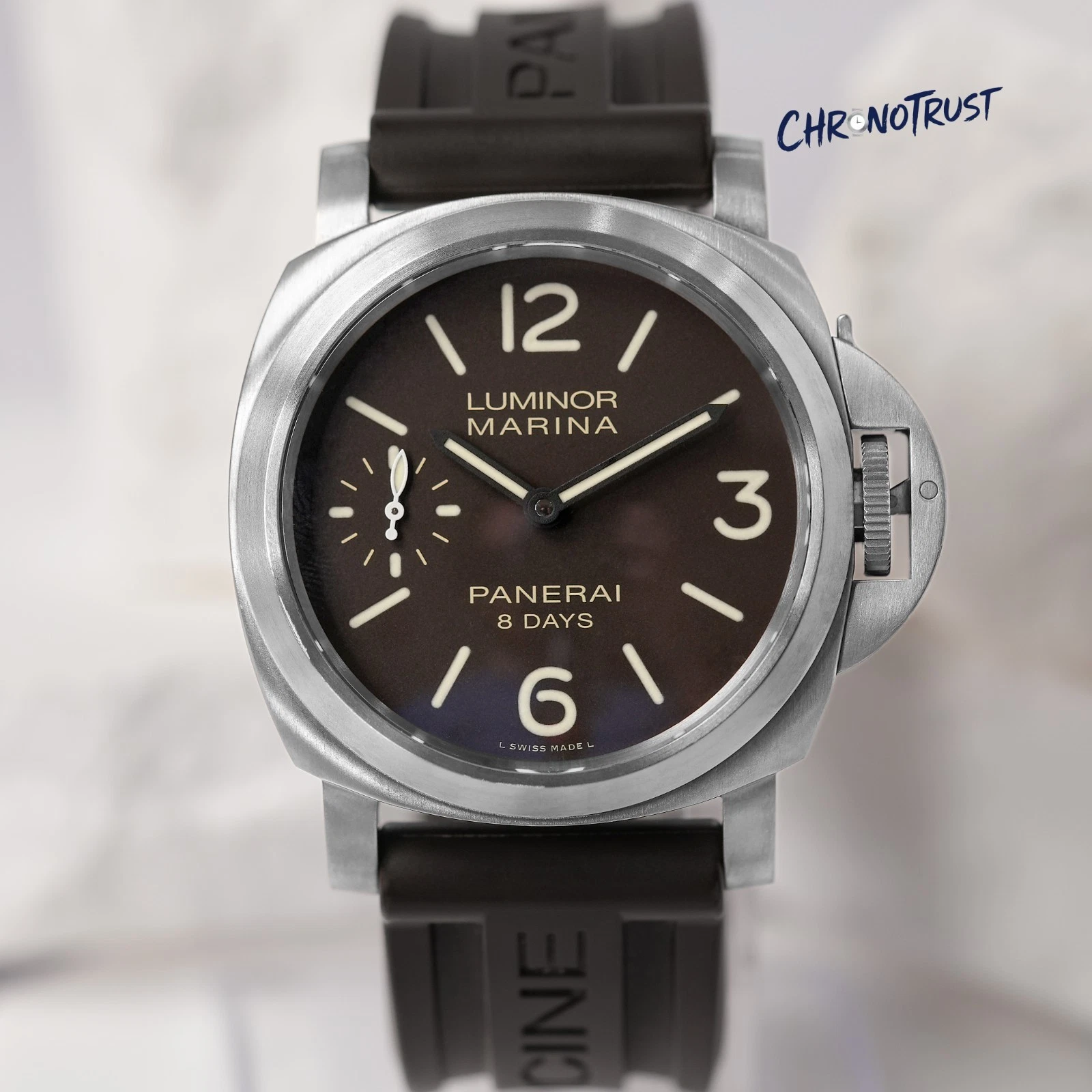 Panerai — Panerai Luminor Marina I PAM00564 I Brown I Titanium I COMPLETE SET