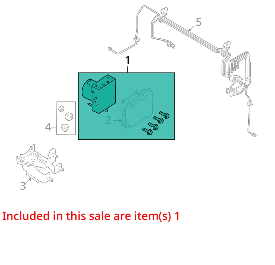 Módulo de control de bomba ABS Ford Taurus X 2008-2008 K9ZX3 Foto 3 de 4