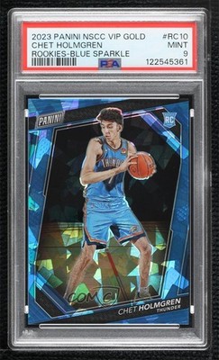 2023 National Convention VIP Gold Pack Blue Sparkle Prizm /149 Chet Holmgren ez6