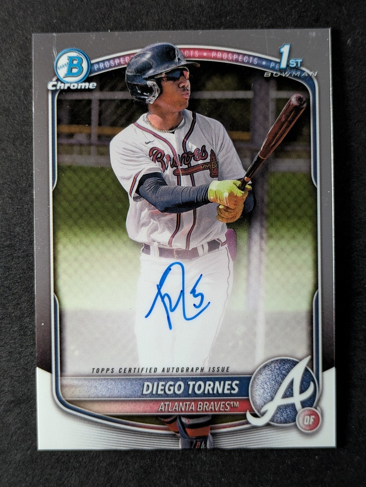 2025 Bowman Chrome DIEGO TORNES 1st Bowman On Card Auto Prospect #CPA-DT