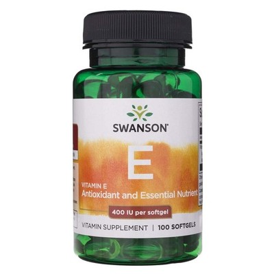 Swanson Vitamin E Natürlich 400 IU Antioxidans 100 Softgels