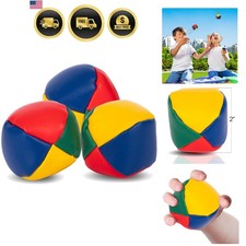 Juggling Balls Set for Kids Adults Beginner Professional Colorful Fun