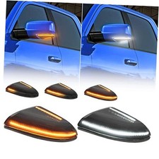 Sequential Switchback LED Side Mirror Turn Signal Light Amber, Puddle Light