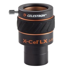 Celestron 93529 1.25 Inch X-Cel LX 2X Barlow Lens, Black