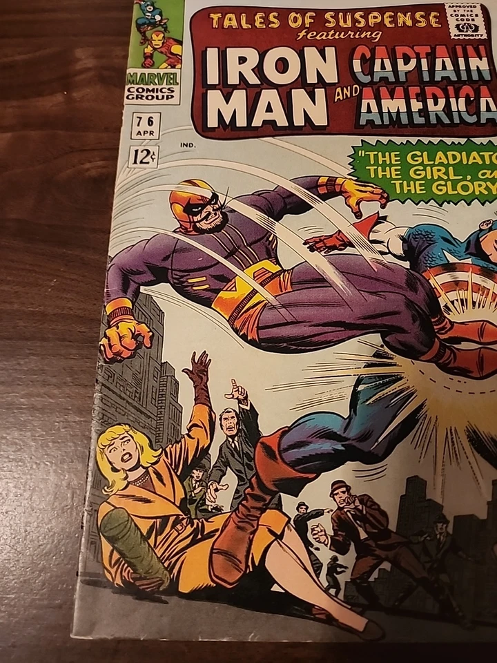 Tales of Suspense #76 (Marvel April 1966) VF + Batroc LARGE RUN 1st Ultimo  - Image 4 of 4