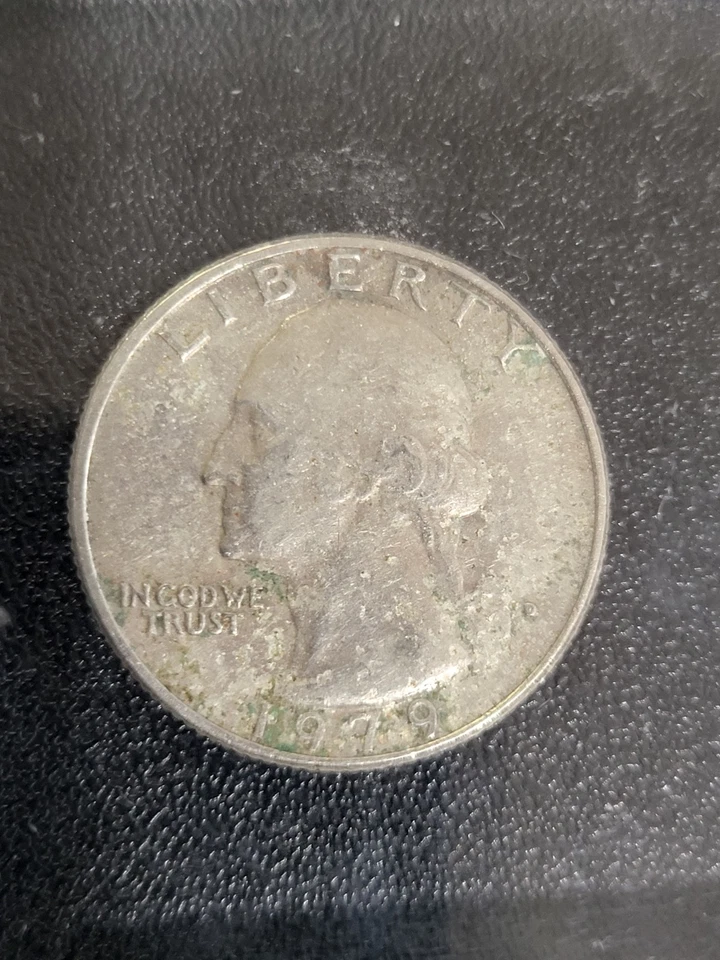 1979 25 Cent Mint Filled D Mint Mark Error Coin free shipping  - Image 2 of 4