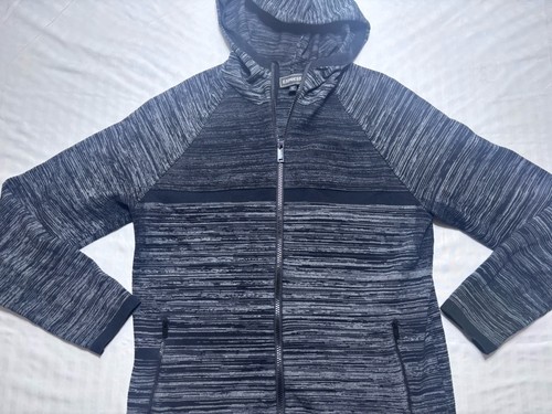 Express Fleece Herren Zip Up Hoodie Sweatshirt Jacke Gr. Medium schwarz Taschen - Bild 4 von 11