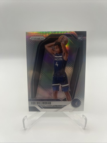 2024-25 Panini Prizm Rob Dillingham #250 Silver Prizms Parallel RC Rookie Card