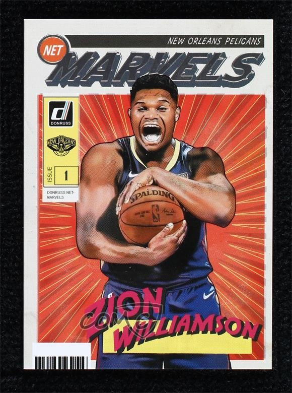 2019-20 Panini Donruss Net Marvels Zion Williamson #4 0i28