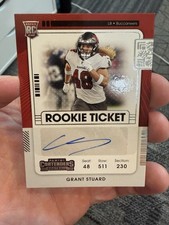 2021 PANINI CONTENDERS FOOTBALL GRANT STUARD #297 ROOKIE TICKET AUTO BUCS🔥