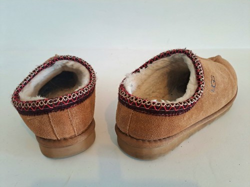 UGG AUSTRALIA TAZZ CHESTNUT SLIPPERS SIZE UK 6 IN GOOD CONDITION. - Picture 3 of 12