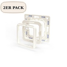 Produktbild - 2X Shelly Wall Switch Adapter 4 Abdeckrahmen Lichtschalter Wechselschalter