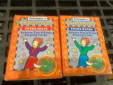 The Magic School Bus Under Water Science Fun & Outer Space Playing Card